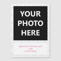 Instant Foto Retro Message Magnet | Ostereier