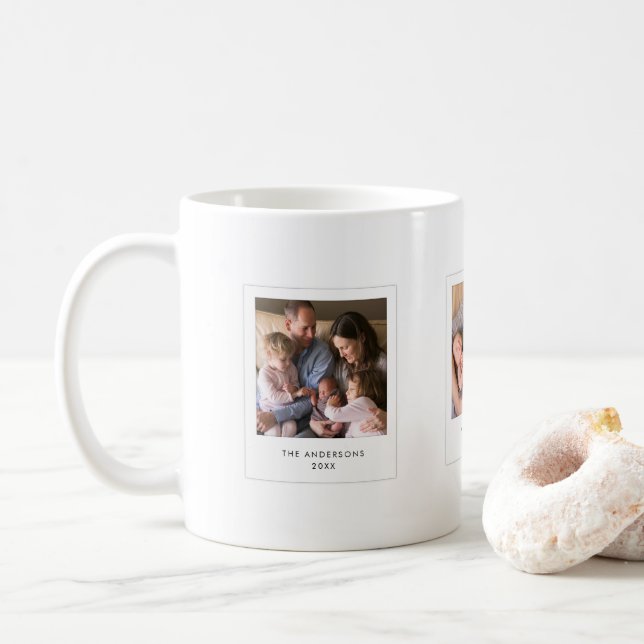 Instant Foto Style Square Foto Kaffeetasse (Mit Donut)