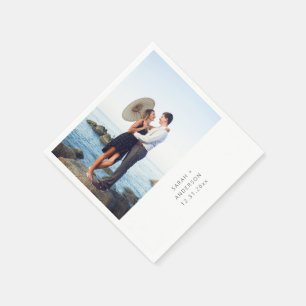Instant Foto Vertical Wedding oder Party Napkins Serviette