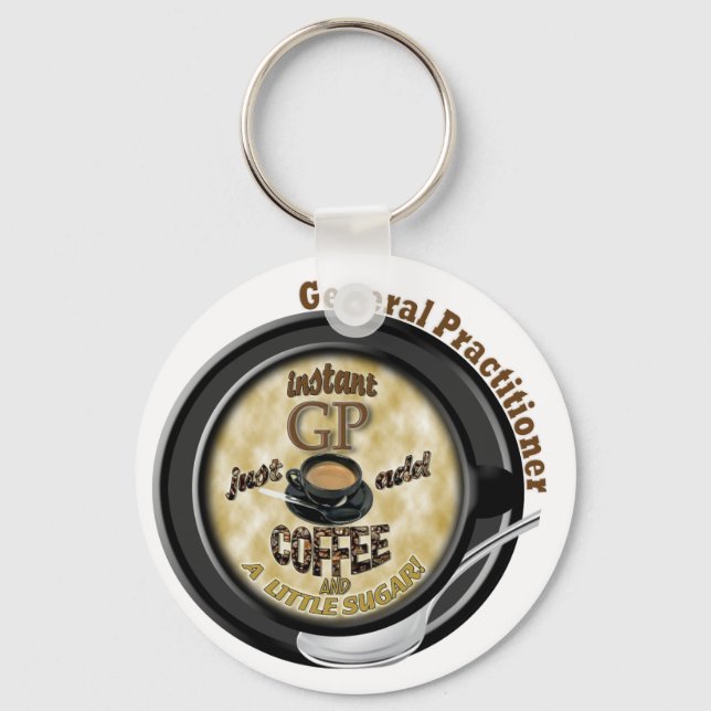 INSTANT GP ADD KAFFEE GENERAL PRACTITIONER DOKTOR SCHLÜSSELANHÄNGER (Vorderseite)