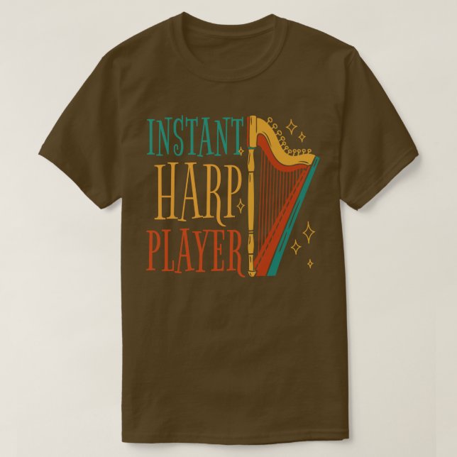 Instant Harp Player Harp Music Inspira Inspira T-Shirt (Design vorne)