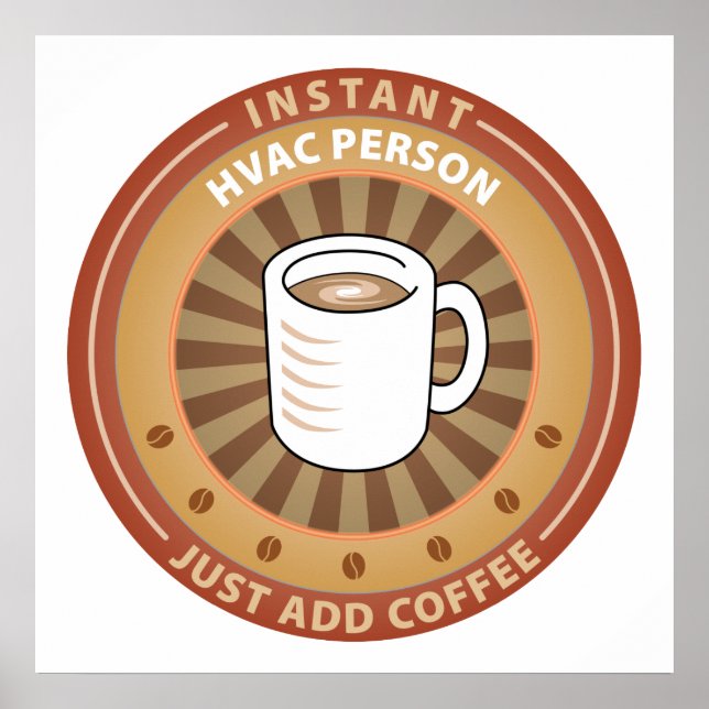 Instant HVAC Person Poster (Vorne)