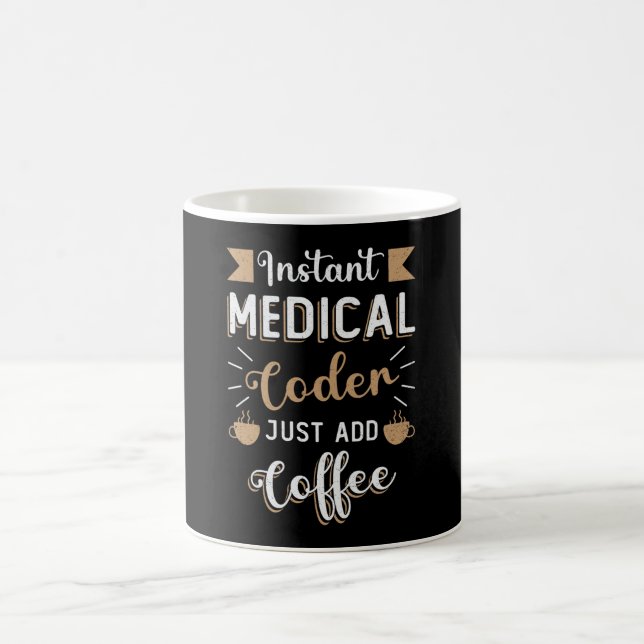 Instant Medical Coder Coffee Coding ICD Coder Kaffeetasse (Mittel)