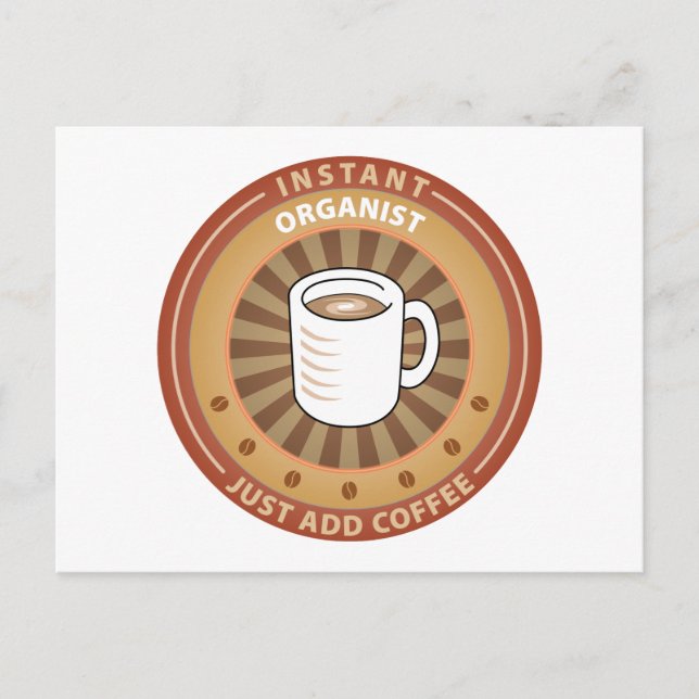 Instant Organist Postkarte (Vorderseite)