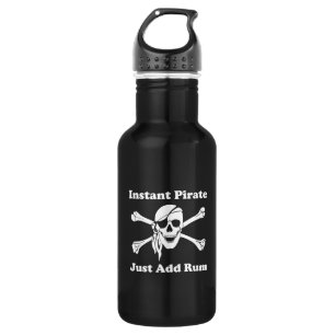 Instant Pirate einfach Rum hinzufügen Trinkflasche