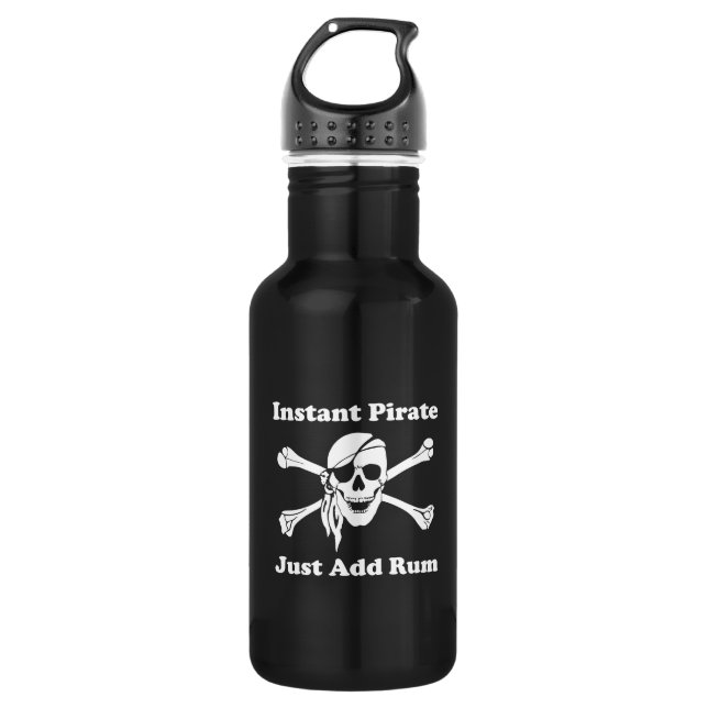 Instant Pirate einfach Rum hinzufügen Trinkflasche (Vorderseite)