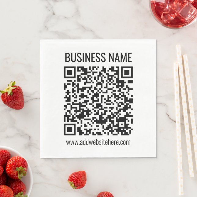 Instant QR Code (geben Sie Ihre Website-URL ein, u Serviette (Beispiel)