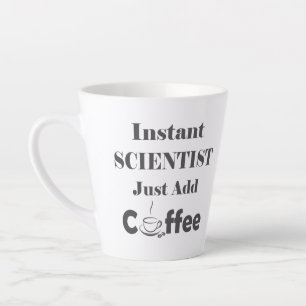 Instant Scientist einfach Kaffee hinzufügen Milchtasse