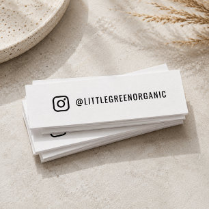 Instgram Geschäftskarten   Benutzerdefinierte IG-H Mini Visitenkarte
