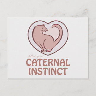 Instinkt Postkarte
