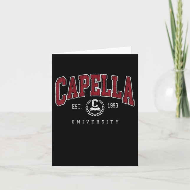 Institut Capella of Technology Arch Retro for Men Karte (Vorderseite)