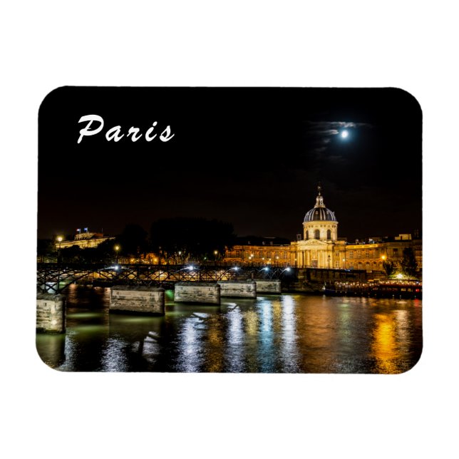 Institut de France und Pont des Arts - Paris Magnet (Horizontal)