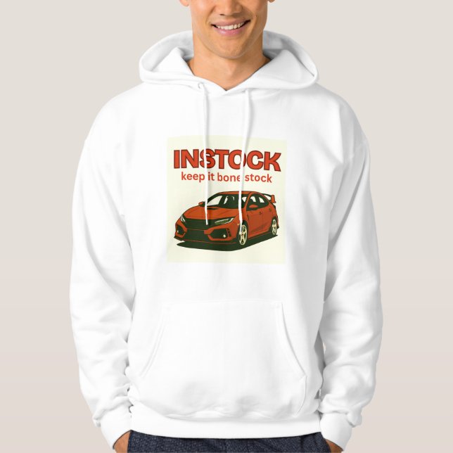 Instock: Behalt Knochenstück Hoodie (Vorderseite)