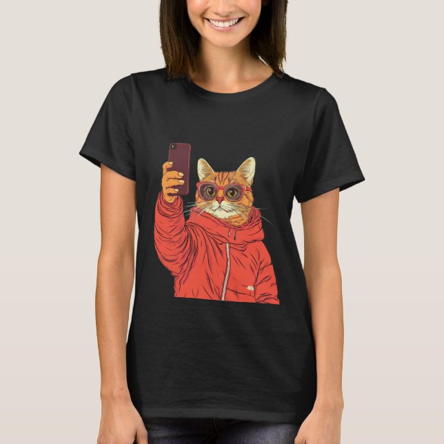 Instragram Cat T-Shirt (Vorderseite)