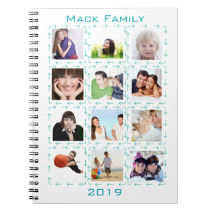 Instragram Moderne stilisierte Pfeile Ihre Fotos Notizblock