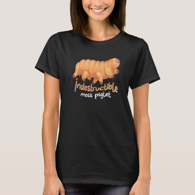 Instruktive Moss Piglet Science Tardigrade T-Shirt (Vorderseite)