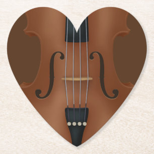 Instrument Cello Viola Violine Herz Untersetzer