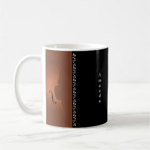 Instrument für Violinmusik Kaffeetasse