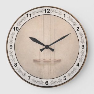 Instrument - String - I Liebe Banjo's Große Wanduhr