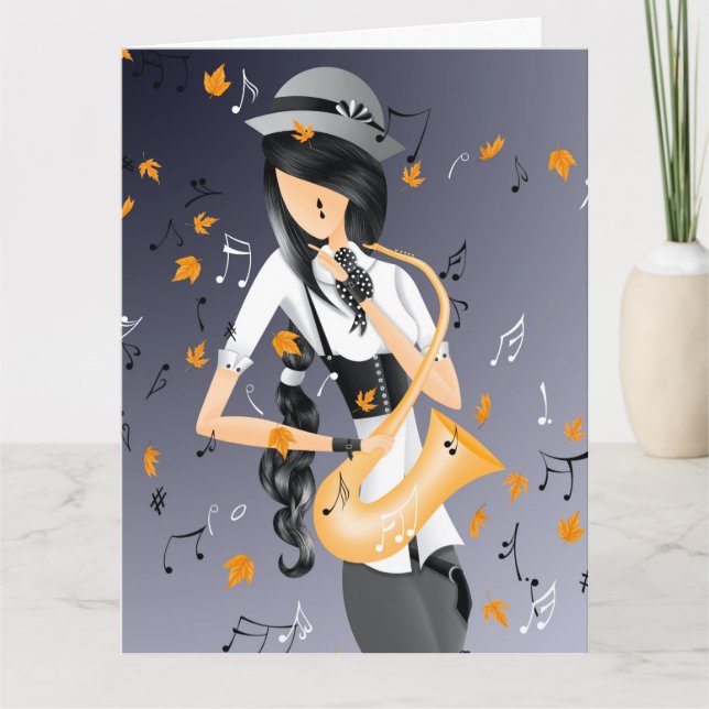 Instrumental sounds of nature Greetings Card Karte (Vorderseite)