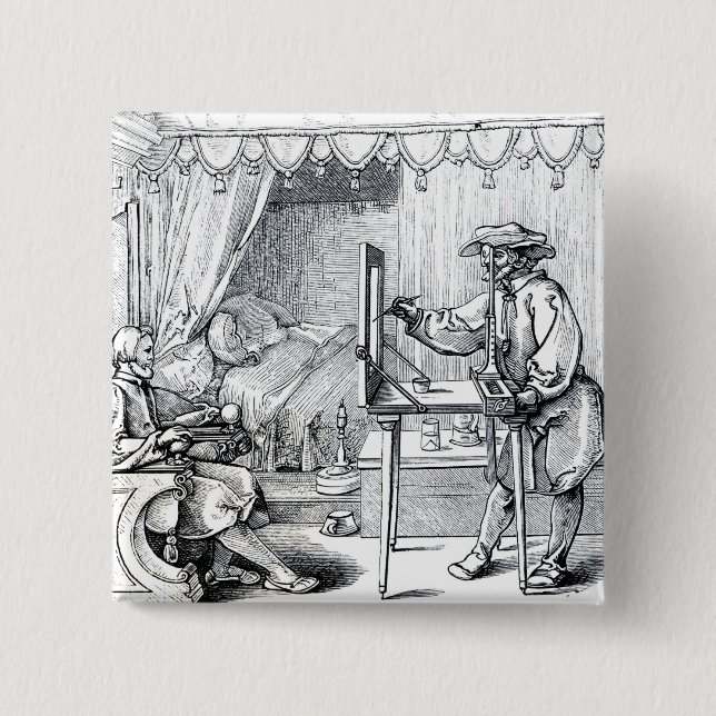 Instrumente der mathematischen Präzision Button (Vorderseite)