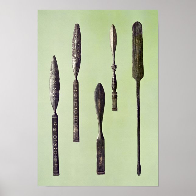 Instrumente der Oculist, c.270 Poster (Vorne)