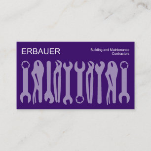 Instrumente des Handels - Anteile an Lila Visitenkarte