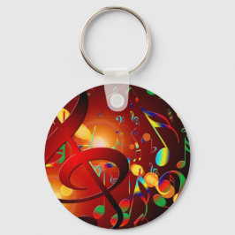 Instrumente für Musik, Musik und Tanz Schlüsselanhänger