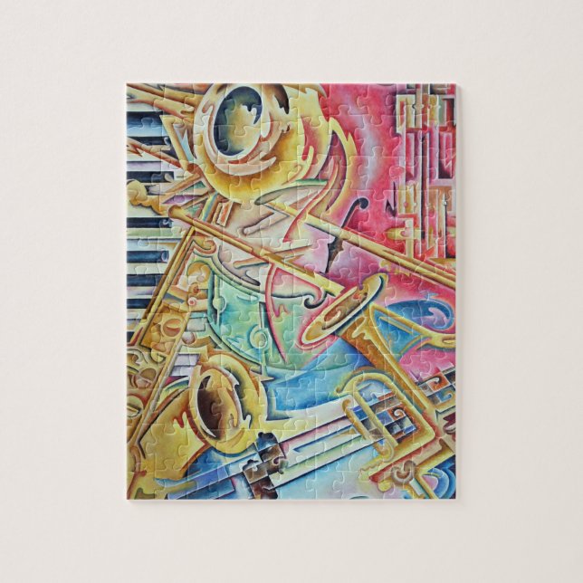 Instrumentelles Puzzlespiel Puzzle (Vertikal)