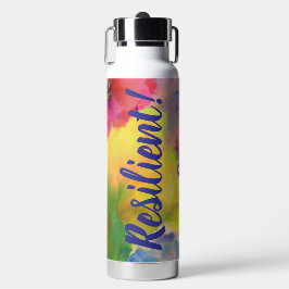 Insulated Water Bottle with Straw Trinkflasche