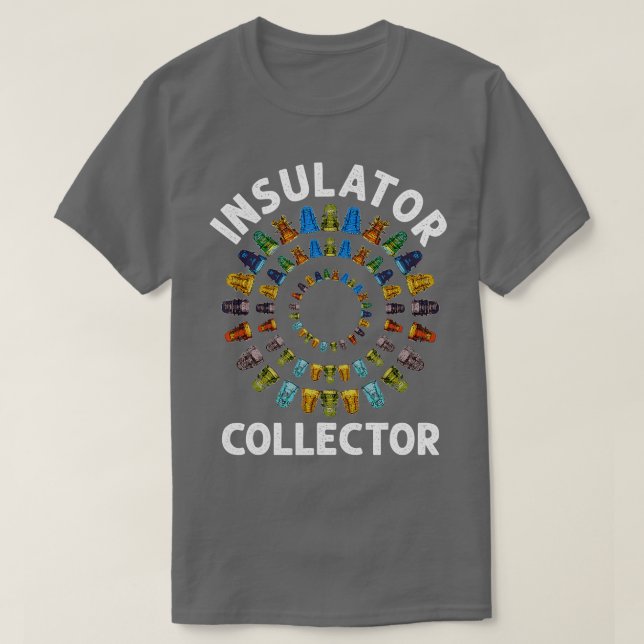 Insulator Sammlerantiquen Sammlung antiker Lo T-Shirt (Design vorne)