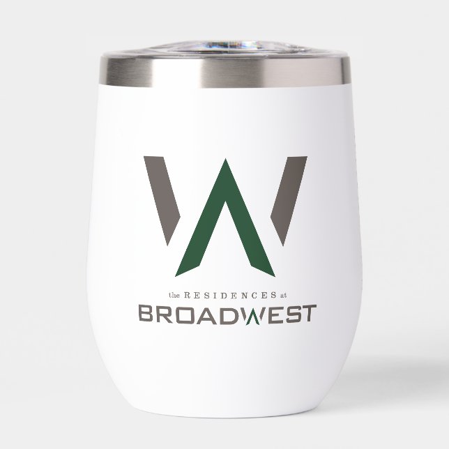 Insuline Wine Tumbler - Big Logo - Wald (Vorderseite)