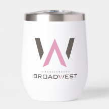 Insuline Wine Tumbler - Großes Logo - Rosa