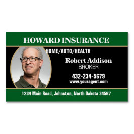 Insurance Agent or Any Company Magnetische Visitenkarte