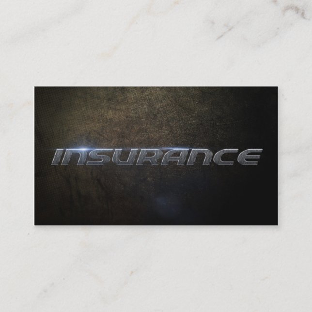 Insurance business card visitenkarte (Vorderseite)