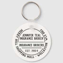 Insurance Company Promotion Keychain Schlüsselanhänger