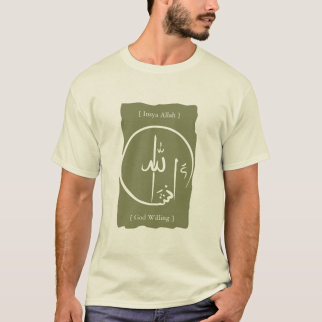 Insya Allah T-Shirt (Vorderseite)