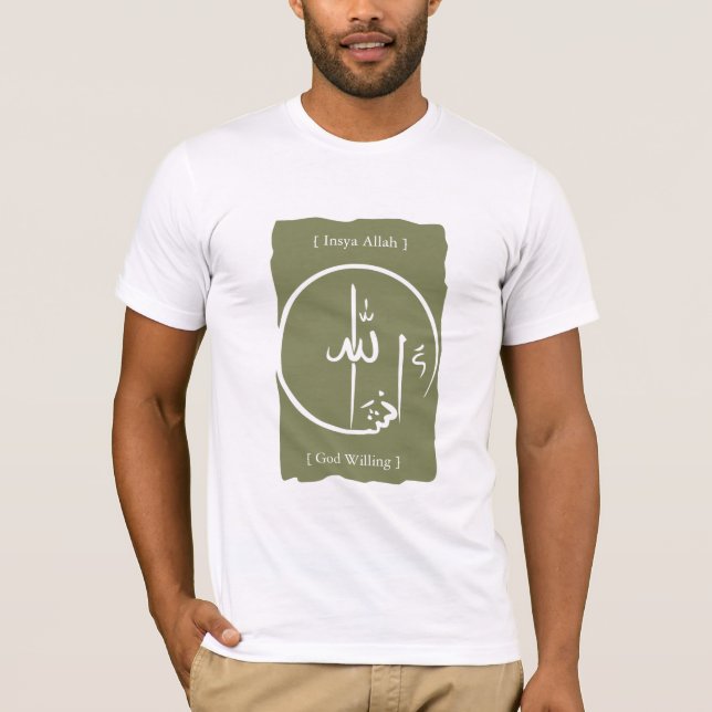 Insya Allah T-Shirt (Vorderseite)