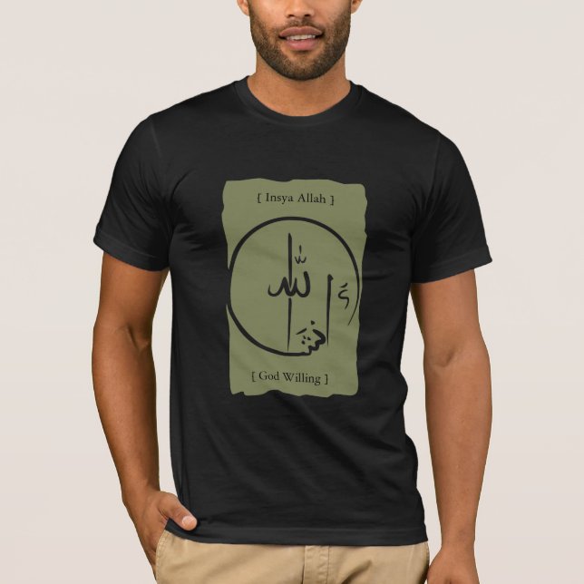Insya Allah T-Shirt (Vorderseite)