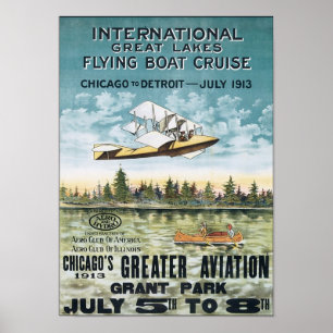 Int l Great Lakes Flying Boat Cruise Poster