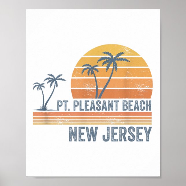 Int Pleasant Beach New Jersey Nj Boy Girl Men Wome Poster (Vorne)