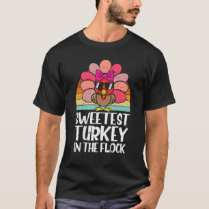 intage Sweetest Turkey in Flock Erntedank G T-Shirt