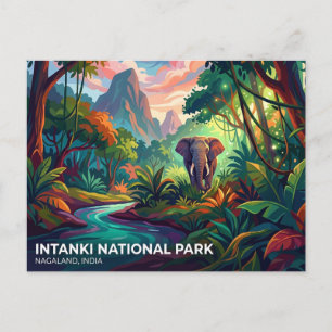 Intanki-Nationalpark Indien Postkarte