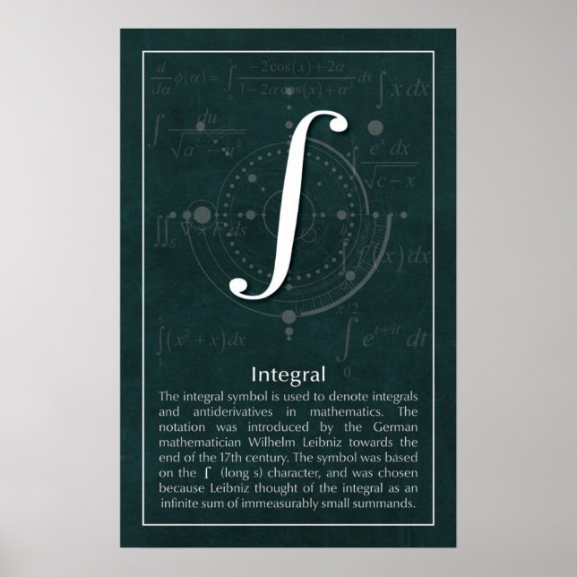 integral poster (Vorne)