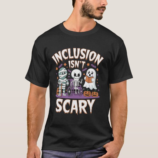 Integration ist kein Beängstigendes Halloween-T-Sh T-Shirt (Vorderseite)