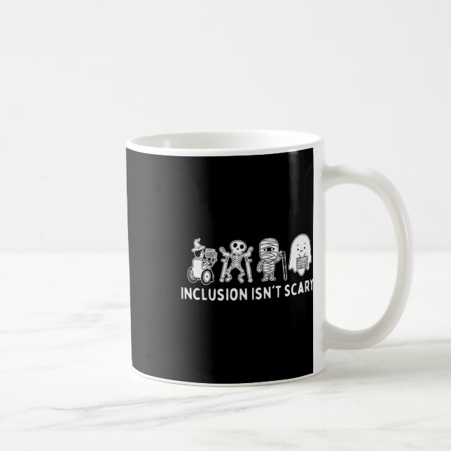 Integration ist nicht Beängstigend Lehrer Skeletto Kaffeetasse (Rechts)
