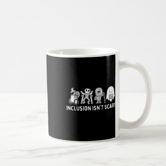 Integration ist nicht Beängstigend Lehrer Skeletto Kaffeetasse (Rechts)