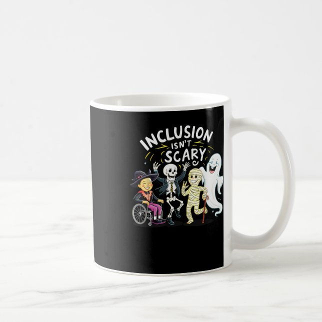 Integration ist nicht Beängstigend Lehrer Skeletto Kaffeetasse (Rechts)