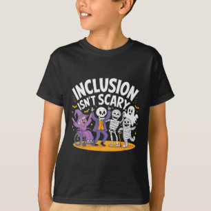 Integration ist nicht Beängstigend Lehrer Skeletto T-Shirt
