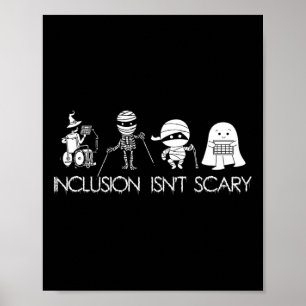 Integration ist nicht Beängstigend Slp Halloween S Poster